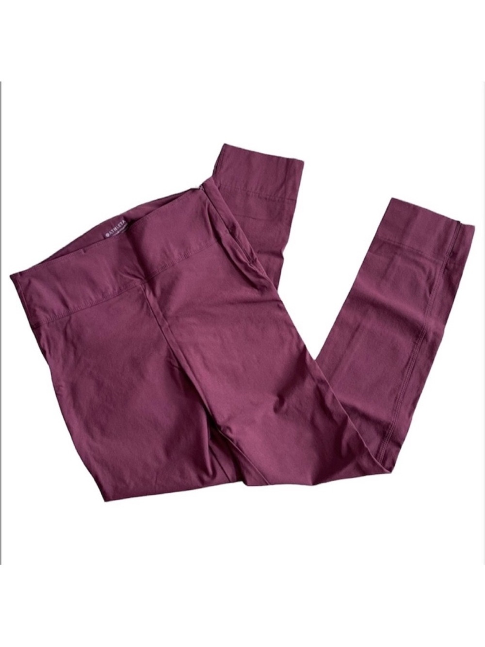 Athleta Wander slim ankle pants burgundy size 2 - Picture 4 of 6